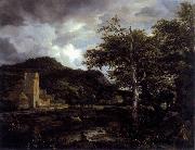 Jacob Isaacksz. van Ruisdael The Cloister oil